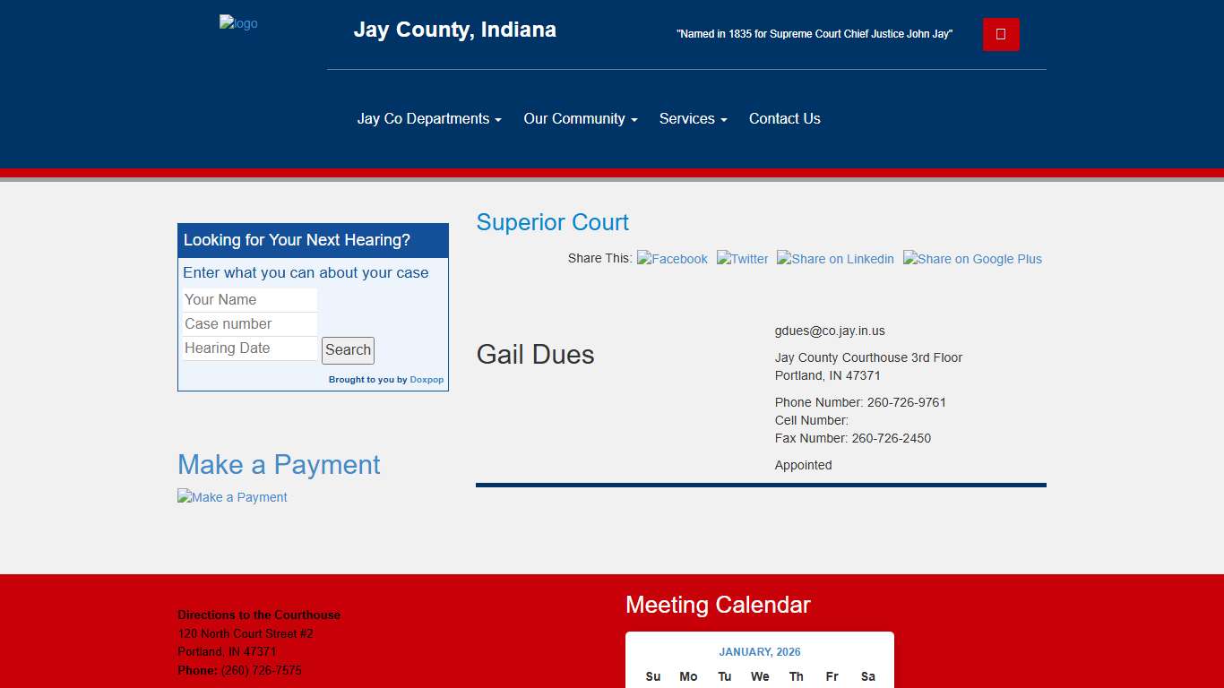 Jay County, Indiana / Jay Co Departments / Superior Court - Jay County, Indiana